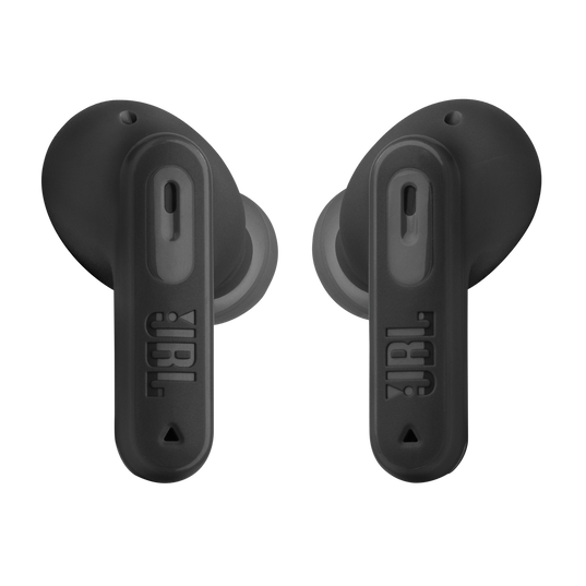 JBL Tune Beam 2 - Black - True Wireless Noise Cancelling Earbuds - Front